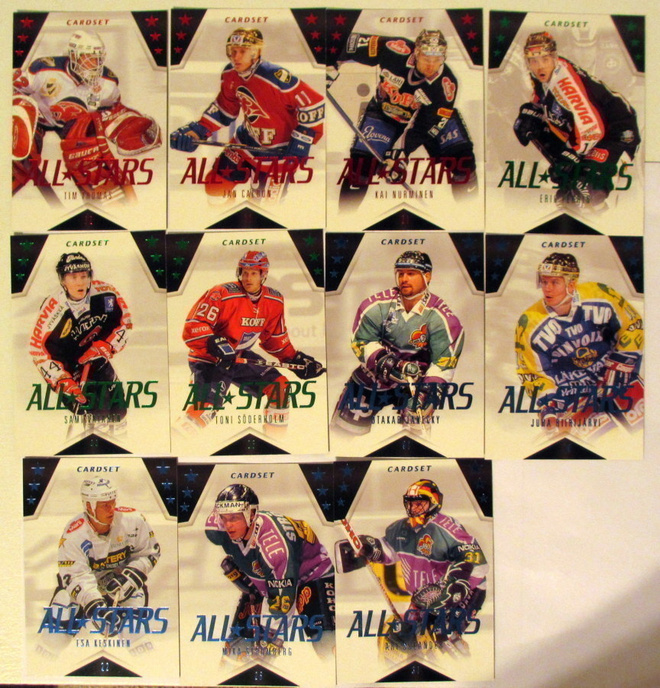 Cardset 2013-14 All Stars kortteja