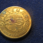 Spillemärke25. Pelikonepoletti- Arcade token. Tanska-Denmark - pikkukuva 2
