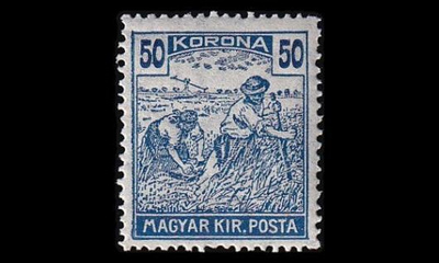 Unkari 346 ** Viikatemies 50 Kr (1921)