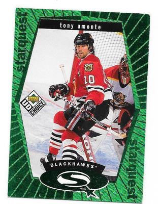 98-99 StarQuest Green #SQ26 Tony Amonte Chicago Blackhawks
