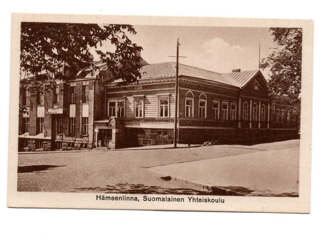 HÄMEENLINNA;  Suomalainen Yhteiskoulu