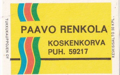 Koskenkorva. Paavo Renkola     b423