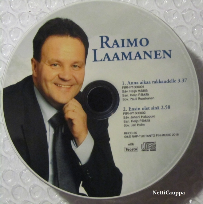 Raimo Laamanen • Anna aikaa rakkaudelle PROMO CDr-Single