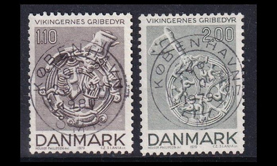 Tanska 688-9 o Viikinkiajan taidetta loisto (1979)