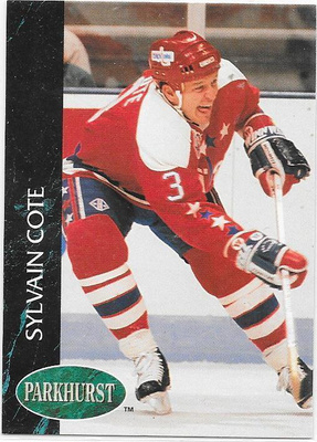 1992-93 Parkhurst #431 Sylvain Cote Washington Capitals