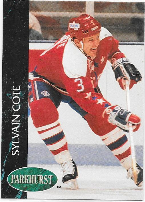 1992-93 Parkhurst #431 Sylvain Cote Washington Capitals