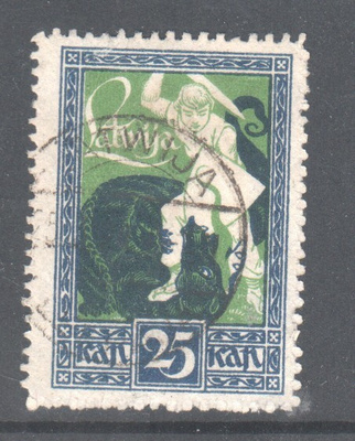 Latvia 1919 Mi 37