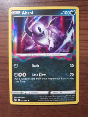 Pokemon Absol 076/159 Holo Rare