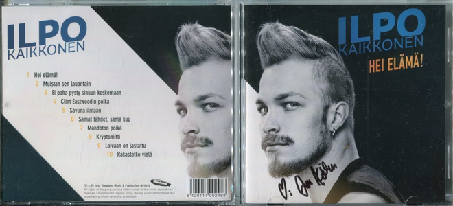ILPO KAIKKONEN . CD-LEVY . HEI ELÄMÄ !   NIMMARILLA