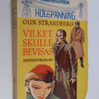 Gun Strandberg : Vilket skulle bevisas : detektivroman - pikkukuva 1