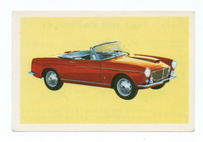 Purkkakuva Hellas Autosarja n:o 73 FIAT 1600 CABRIOLET