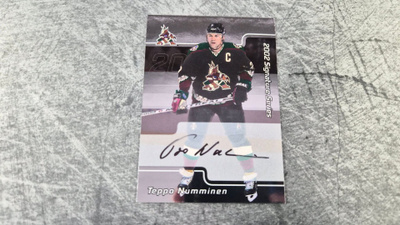 Teppo Numminen 2001-02 In the Game Be A Player Auto