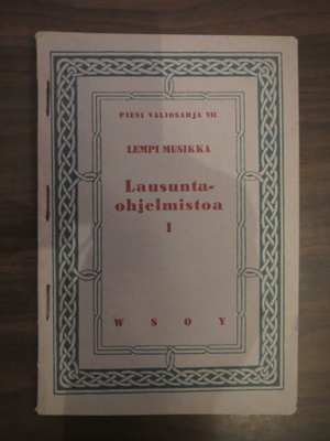 Lempi Musikka: Lausuntaohjelmistoa