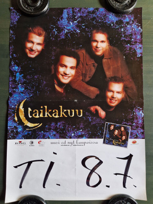 Taikakuu keikkajuliste 60×42cm