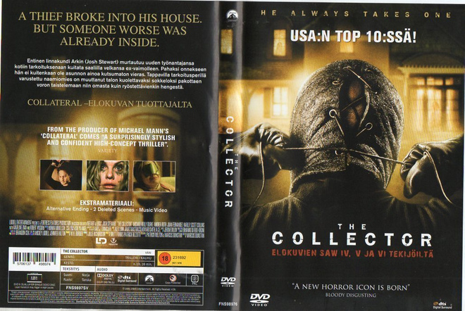 Collector, The	(3 910)	k	-FI-	DVD	suomik.			2009
