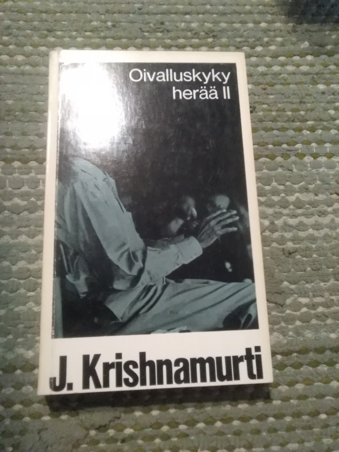 J. Krishnamurti: Oivalluskyky herää 2 -pokkari-