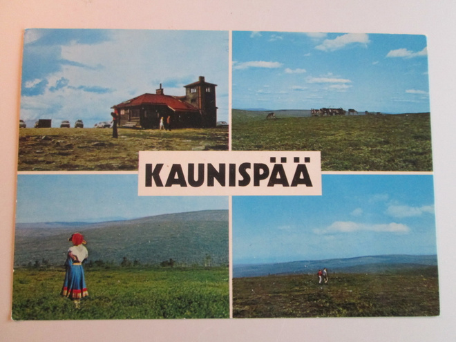 KULKEMATON KAUNISPÄÄ SUOMEN LAPPI VANHEMPI KORTTI