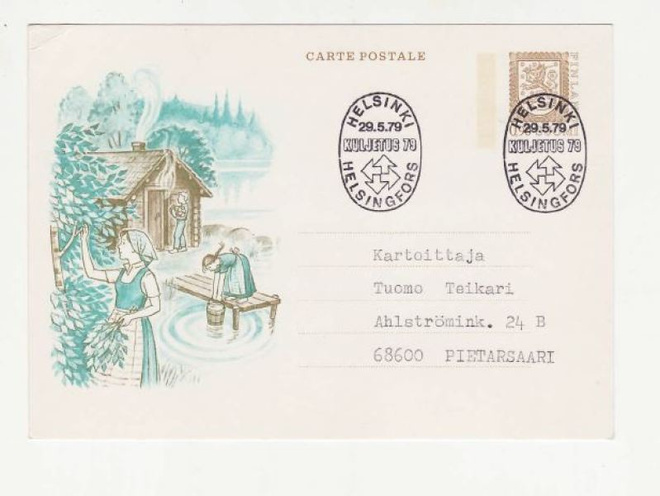 POSTILÄHETYS ERIKOISLEIMA HELSINKI KULJETUS 79