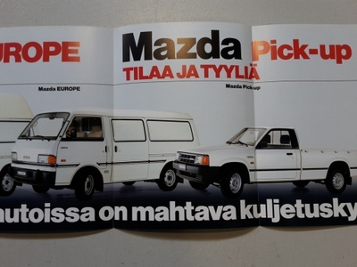 Mazda tavara-autoesite, 1986
