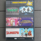 DVD: TMNT + Lumottu Lelukauppa + Salamaseepra 3xDVD (2005-08 - pikkukuva 1