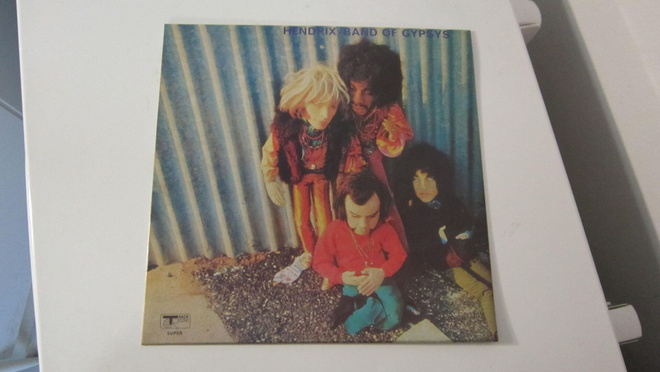 Hendrix LP 2008 UK Band Of Gypsys red vinyl PUPPET