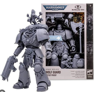 Mcfarlane Warhammer 40k Wolf Guard AP- HEAD HUNTER STORE.