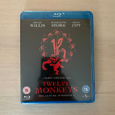 Twelve Monkeys / 12 apinaa Blu-ray (uusi) Terry Gilliam