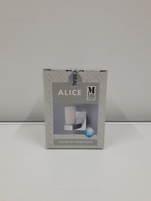 Seinävalaisin Alice 1lmp (alum-white, MarkSlöjd, uusi)