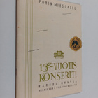 15-vuotis konsertti Karhulinnassa helmikuun 6 p:nä 1960 k... - pikkukuva 1