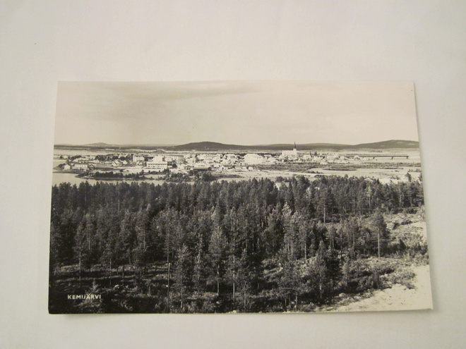 VANHA Postikortti Kemijärvi 1950-l Alkup.Mallikappale