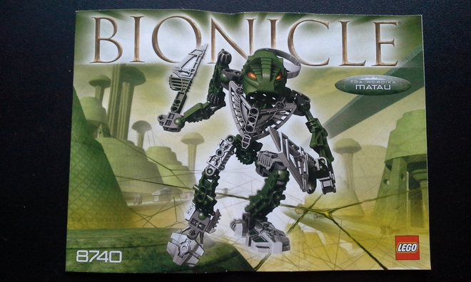 LEGO 8740 Bionicle Matau ohjevihko