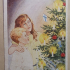 Jenny Nyström: Koristellun kuusen ääressä, p. 1948 - pikkukuva 1