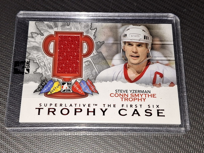 2013-14 ITG Superlative Trophy Case Conn Smyth Trophy Steve
