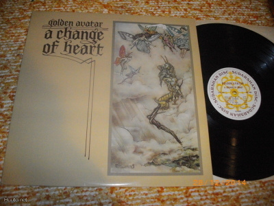 GOLDEN AVATAR - A Change Of Heart - LP 1976 folk rock EX/EX