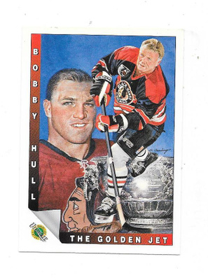 1991-92 Ultimate Original 6 #90 Bobby Hull Chicago