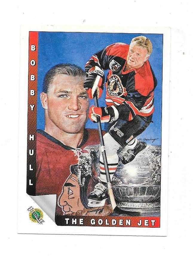 1991-92 Ultimate Original 6 #90 Bobby Hull Chicago