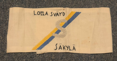 Lotta Svärd Säkylä hihanauha
