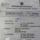 THE BAND SUPERSTAR live keikka  CONCERT  RADIOSHOW  2CD - pikkukuva 1