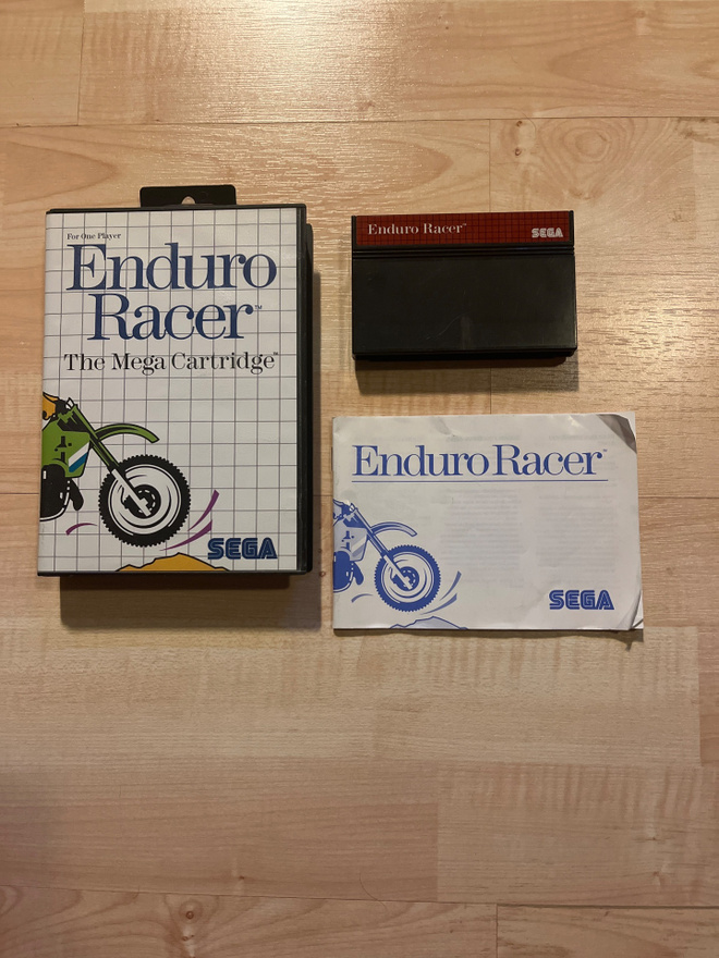 Enduro Racer (SegaMS)(CIB)