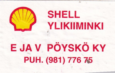 Ylikiiminki, E ja V Pöyskö Ky  , SHELL 4/8
