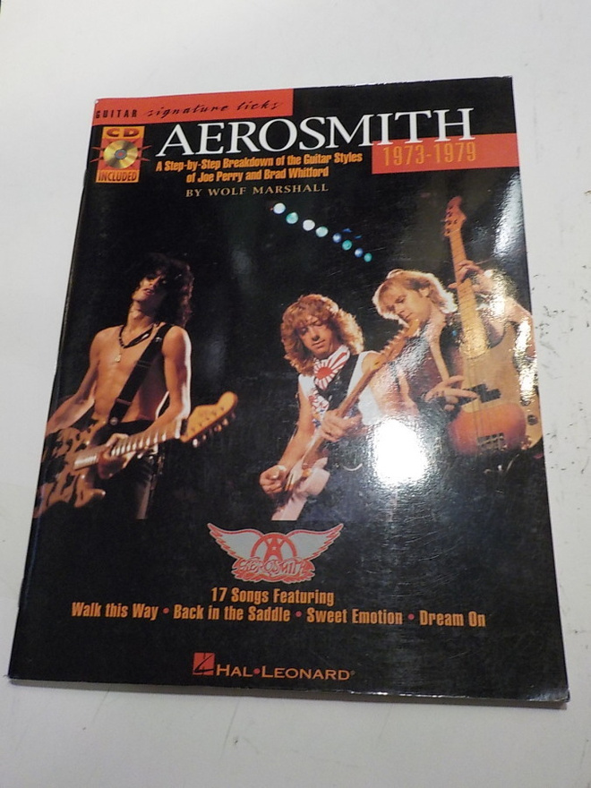 AEROSMITH - 1973-1979 KITARA NUOTTIKIRJA + CD