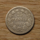 25 penniä 1873 Aleksanteri II, Hopea - pikkukuva 1