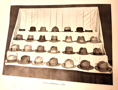 Osakeyhtiö Silfverbergin  hattutehtaan esitekirja 1928