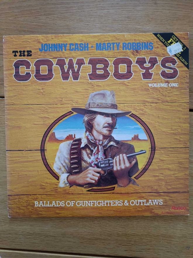 AUCTION - JOHNNY CASH MARTY ROBBINS VOLUME 1 LP