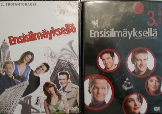 UUSI!! Ensisilmäyksellä - Kaudet 2 ja 3 -DVD