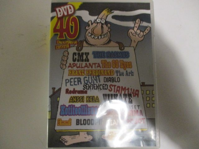 DVD 40 ERINOMAISTA ESITYSTÄ