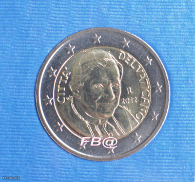 2012 VATIKAANI 2 euro BU laatu