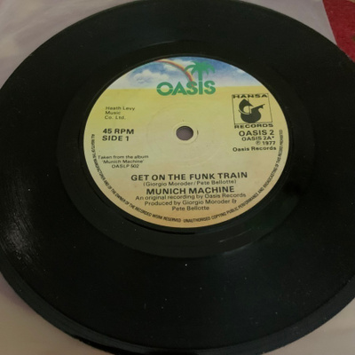 MUNICH MACHINE: Get On The Funk Train * Trouble Maker