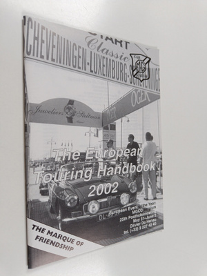 M. G. Car Club - The European Touring Handbook 2002