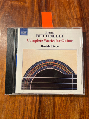 Bruno Bettinelli - Complete Works For Guitar Cd